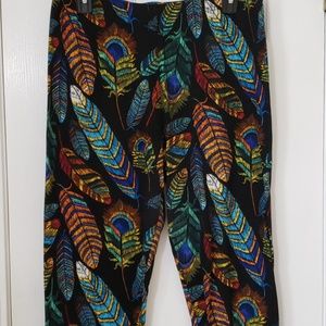 Feather leggings